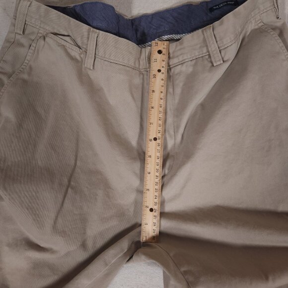 Nautica Classic Fit The Deck Pant Straight Leg Khaki Pants 38x30 RUNS SMALL - Picture 7 of 16